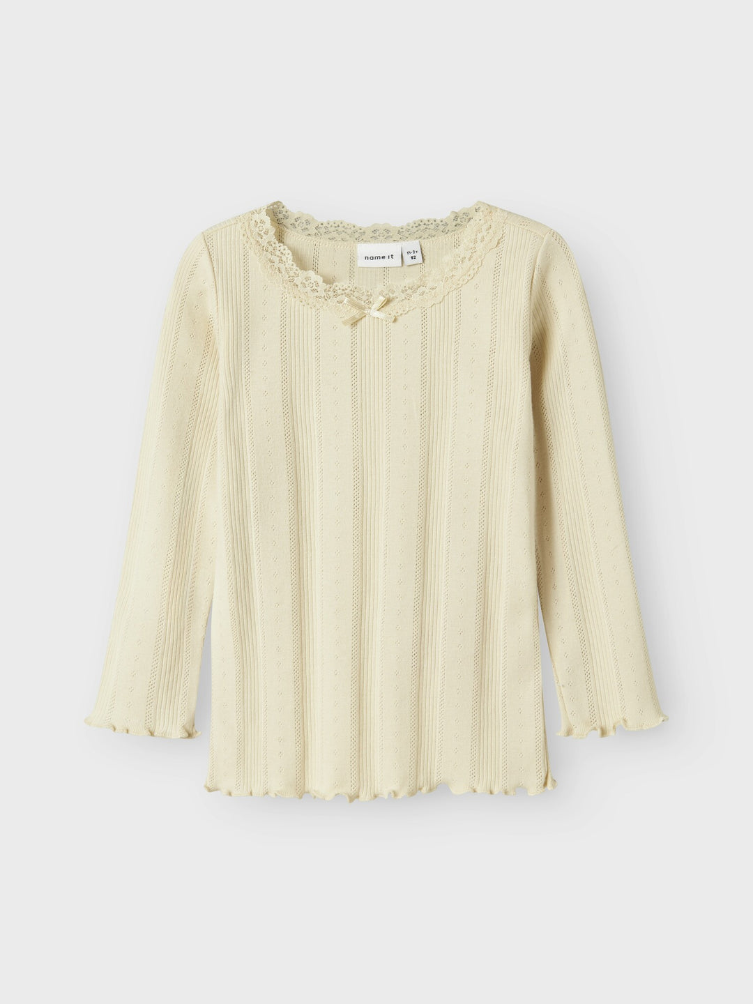 Mini Langarmshirt FREDA Summer Sand Slim Fit