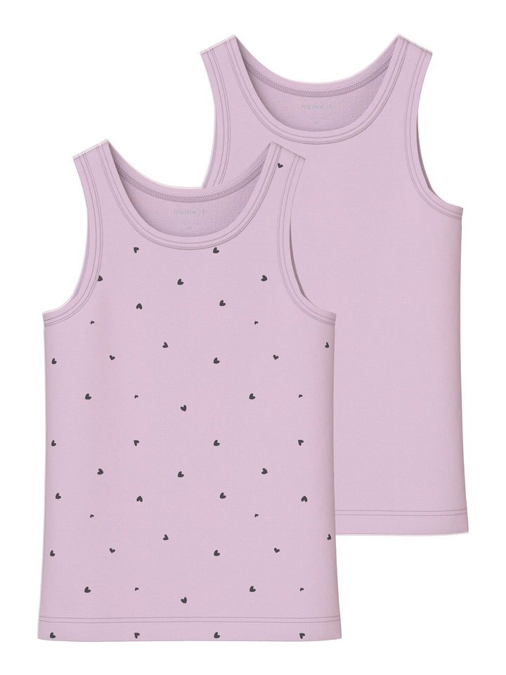 Mini ondergoed TANK TOP 2P WINSOME HEARTS Winsome Orchid