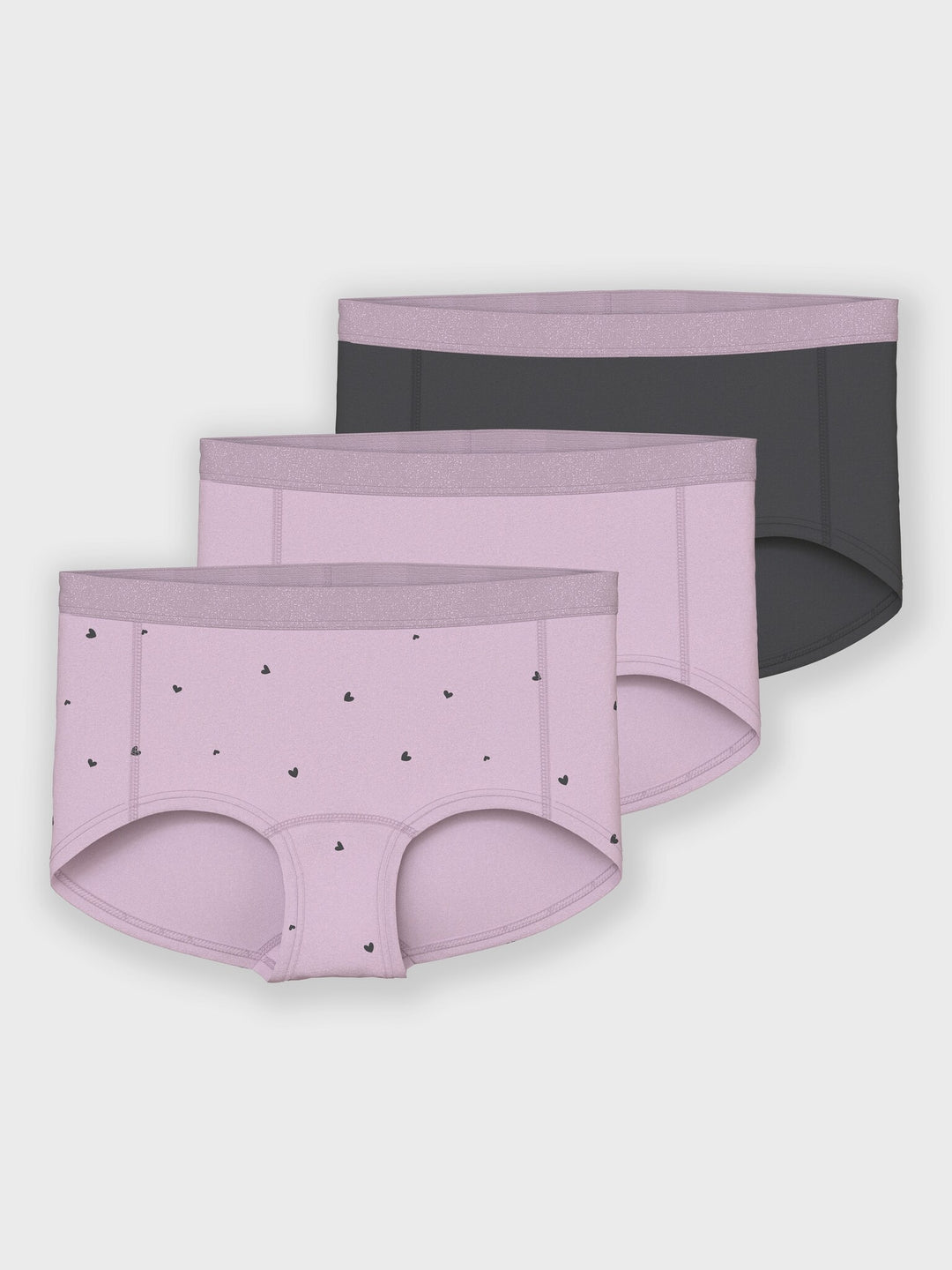 Kids ondergoed HIPSTER 3P WINSOME HEARTS Winsome Orchid