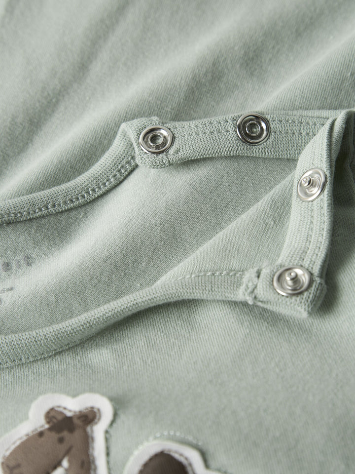 Baby T - shirt JUKE Aqua Gray Regular Fit