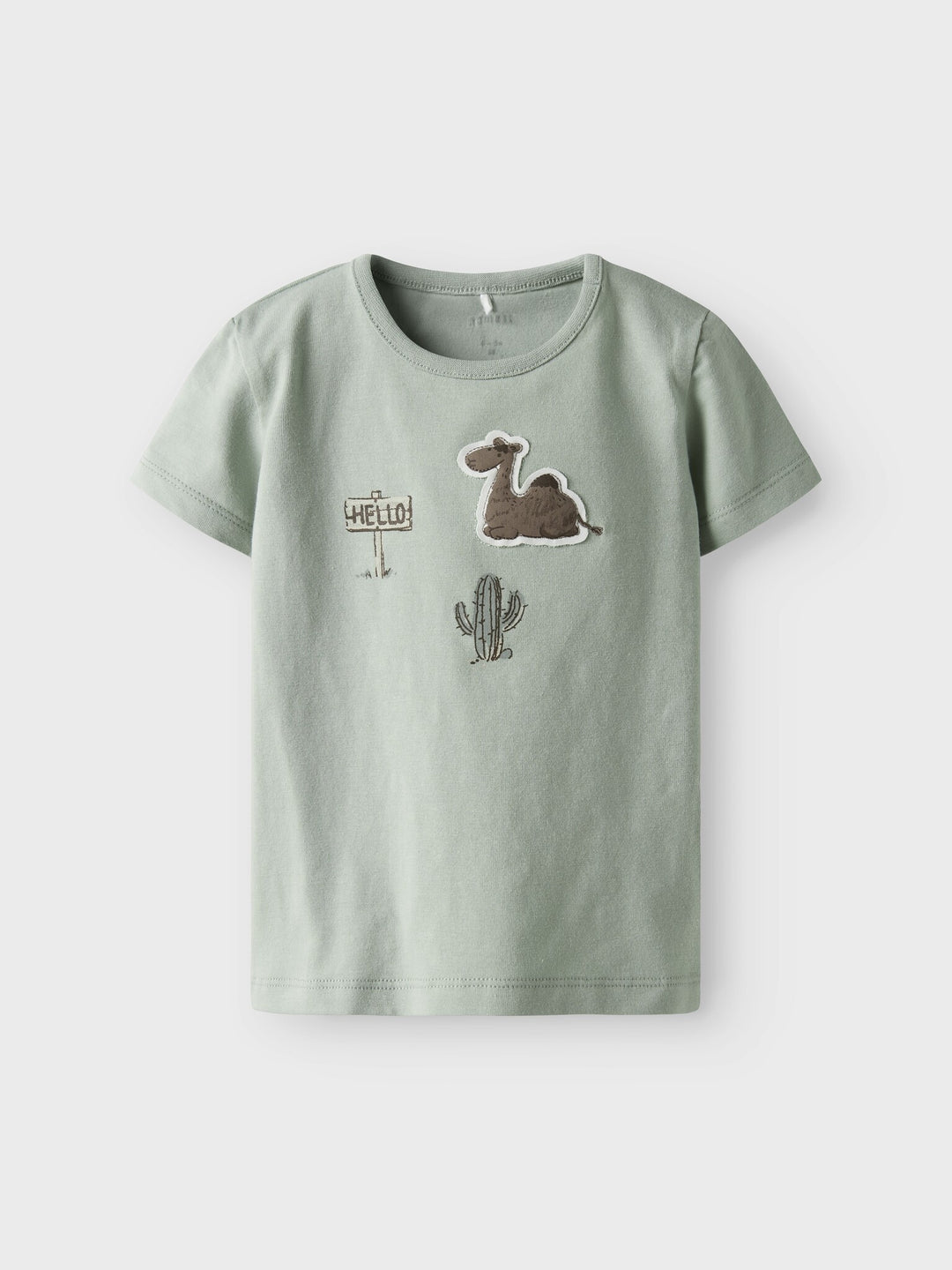 Baby T - shirt JUKE Aqua Gray Regular Fit