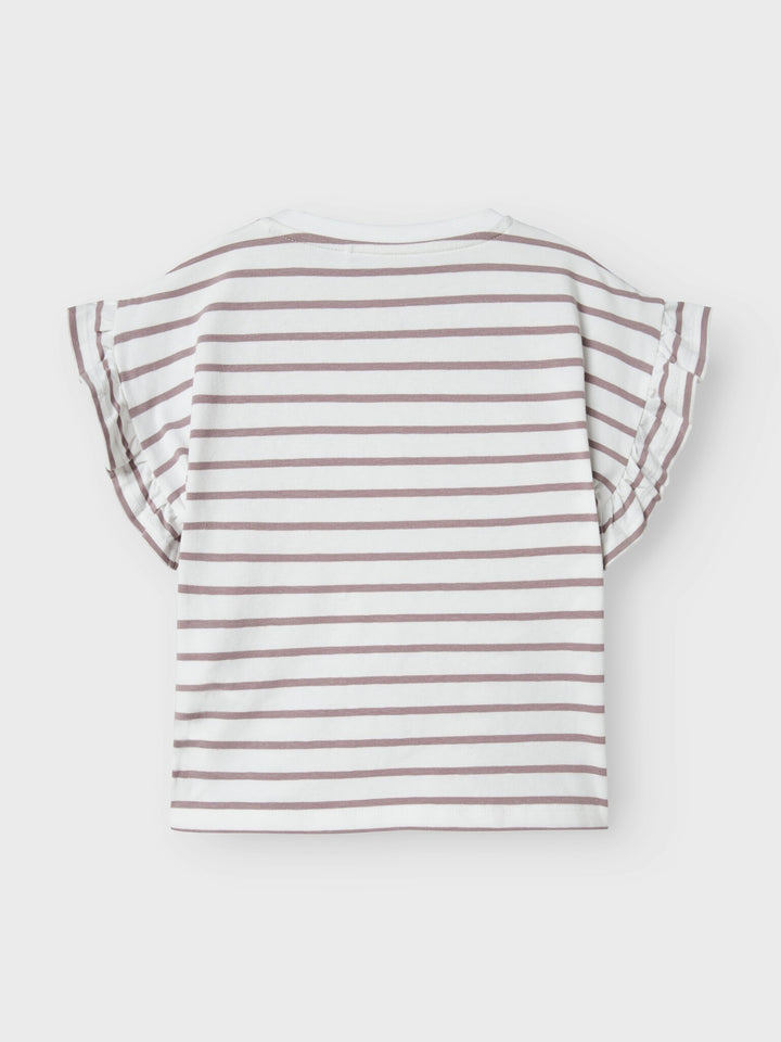 Mini Top JADEY Bright White Purple Dove Regular Fit