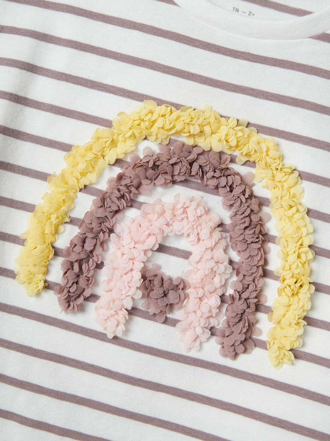 Mini top JADEY Bright White Purple Dove Regular Fit