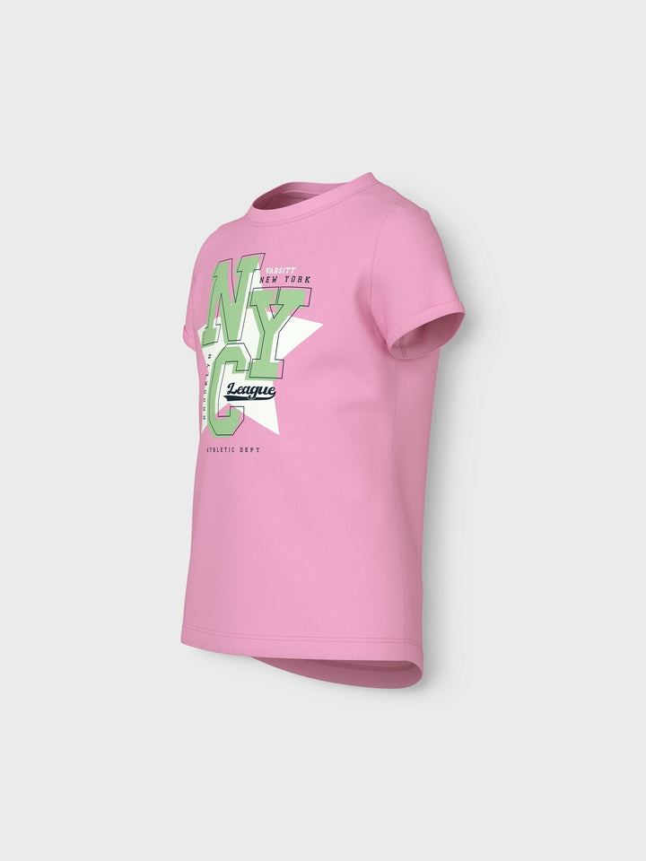 Kinder T-Shirt VIX Pink Frosting NYC Regular Fit