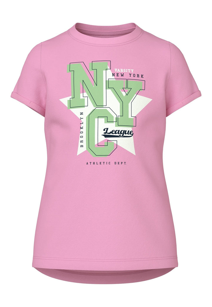 Kinder T-Shirt VIX Pink Frosting NYC Regular Fit