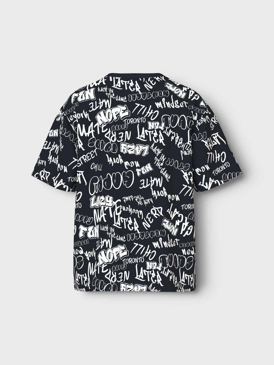 Kids T - shirt VELDO Navy Blazer Graffiti Relaxed Fit