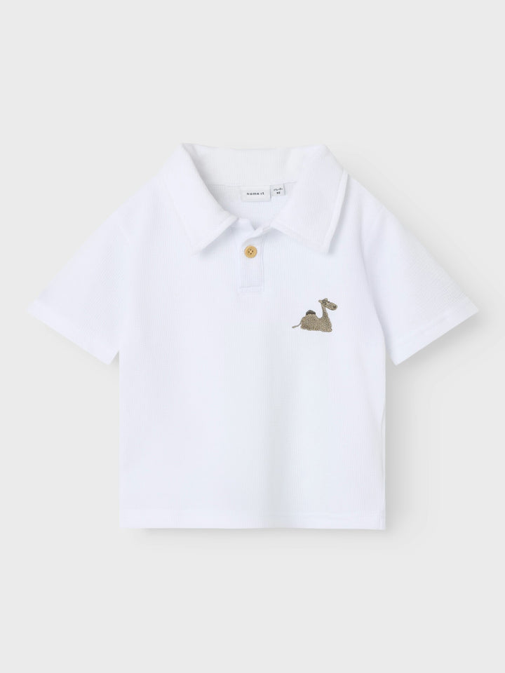 Mini polo JANUS Bright White Regular Fit