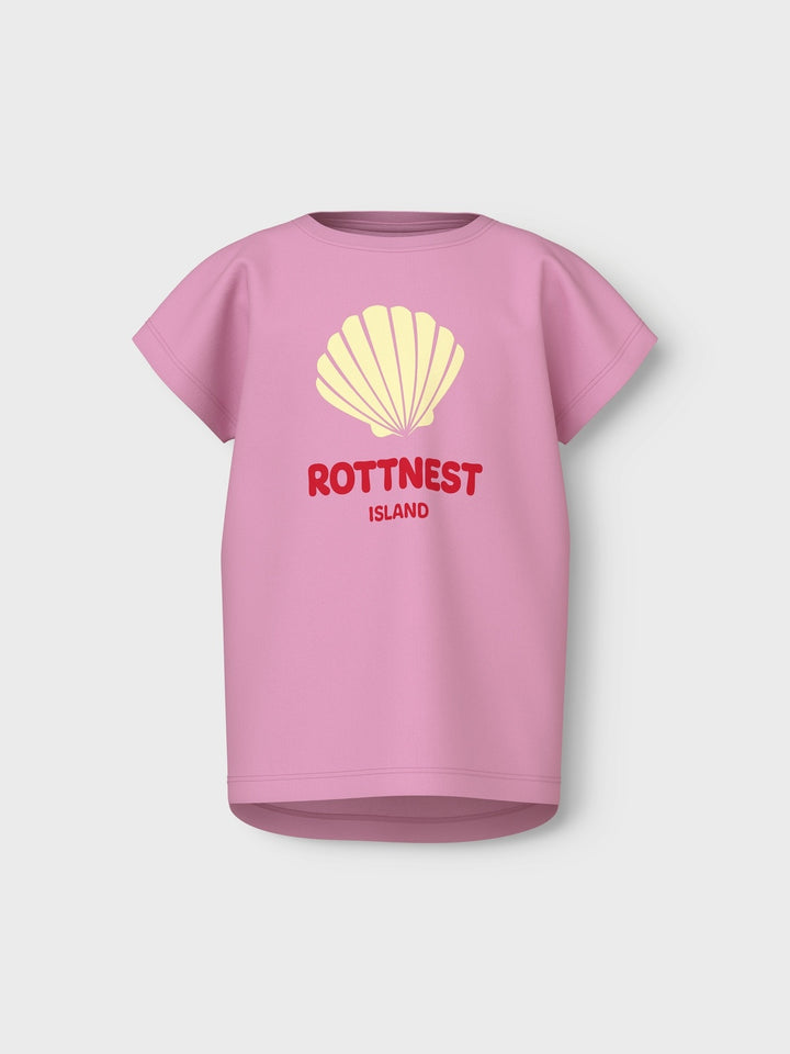 Kinder T-Shirt VIOLET Pink Frosting Rottnest Loose Fit