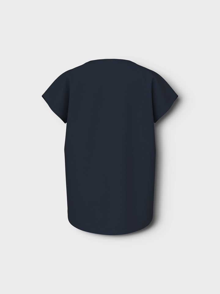 Kids T - shirt VIOLET Navy Blazer Desert Loose Fit