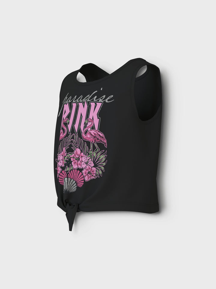 Kids T - shirt VAYA Black Pink Regular Fit