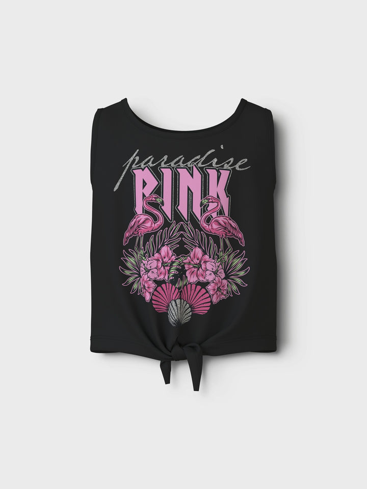 Kids T - shirt VAYA Black Pink Regular Fit