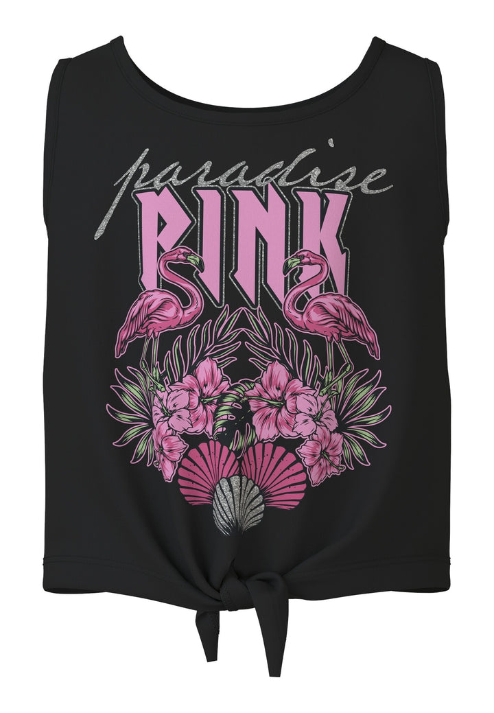 Kids T - shirt VAYA Black Pink Regular Fit