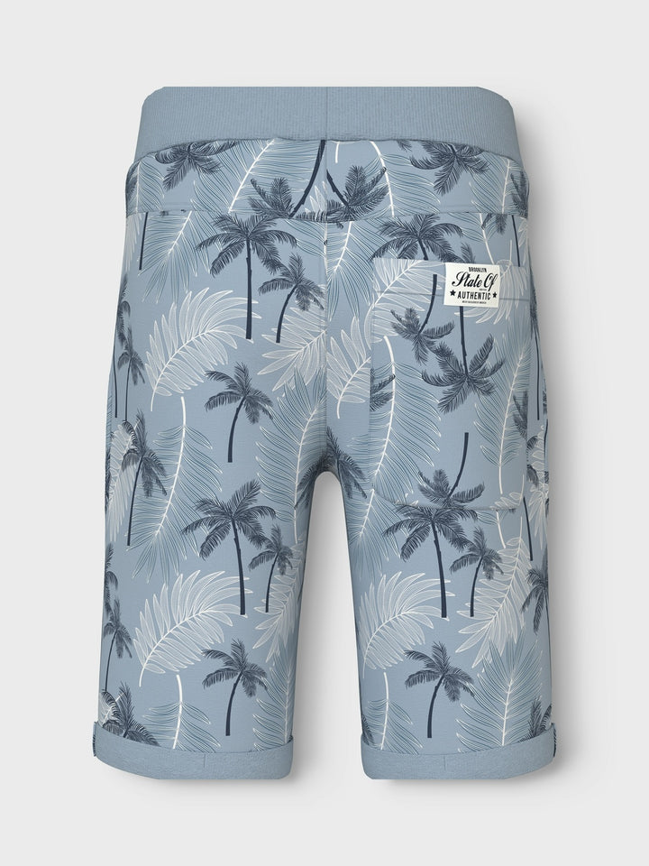 Kinder Shorts VERMO Celestial Blue Palms Regular Fit