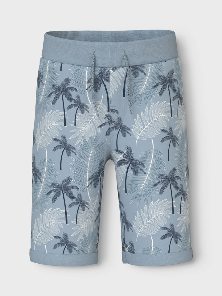 Kinder Shorts VERMO Celestial Blue Palms Regular Fit