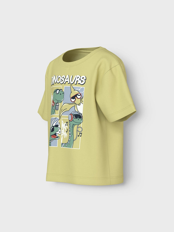 Mini T-Shirt VICTOR Chardonnay Dinosaurier Regular Fit