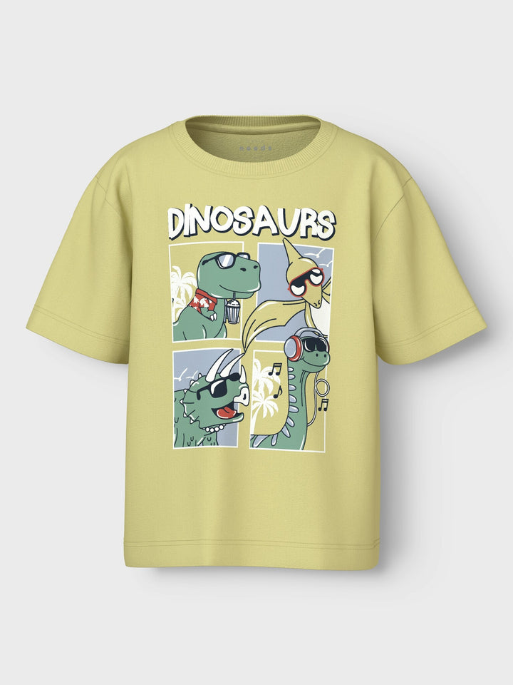 Mini T - shirt VICTOR Chardonnay Dinosaurs Regular Fit