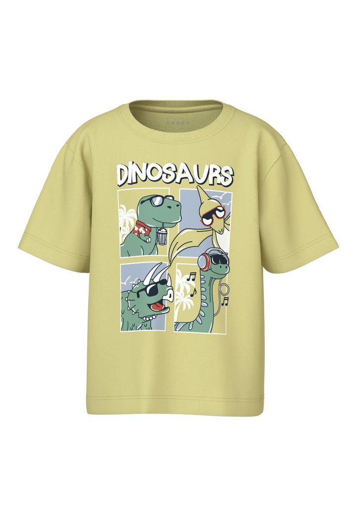 Mini T-Shirt VICTOR Chardonnay Dinosaurier Regular Fit