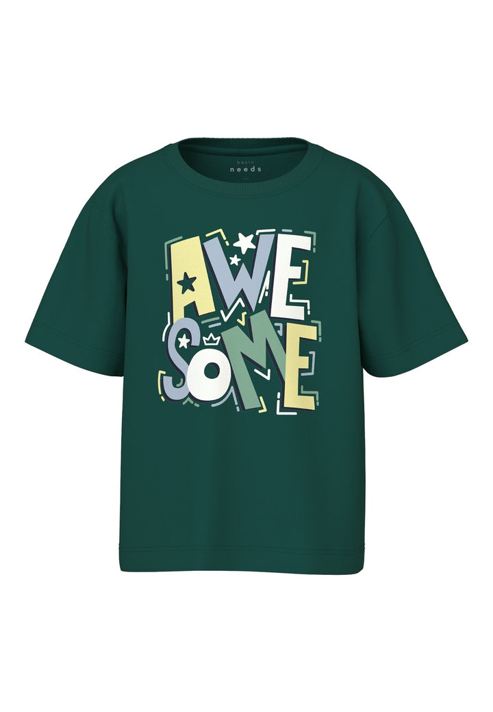 Mini T - shirt VICTOR Forest Biome Awesome Regular Fit