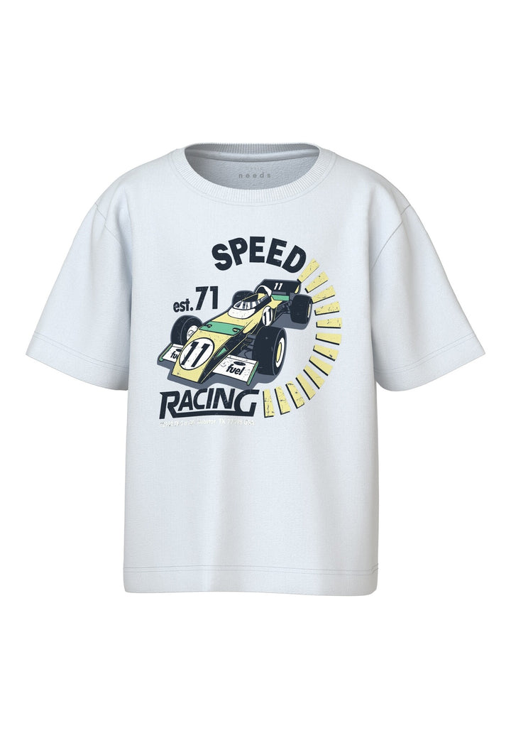 Mini T-Shirt VICTOR Bright White Speed Racing Regular Fit