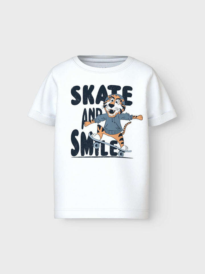 Mini T-Shirt VUX Bright White Smile Regular Fit