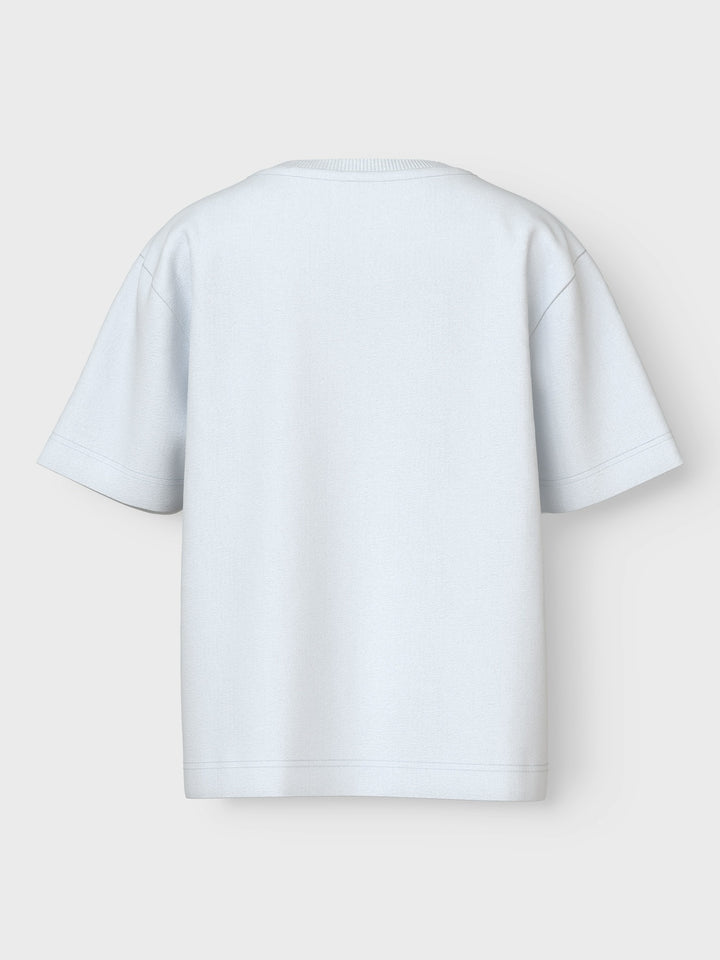 Mini T - shirt VILASSE Bright White Bike Regular Fit