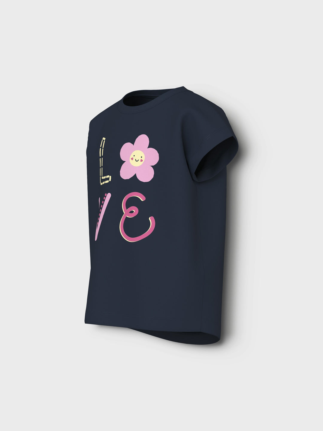 Mini T - shirt VIOLET Navy Blazer Love Regular Fit