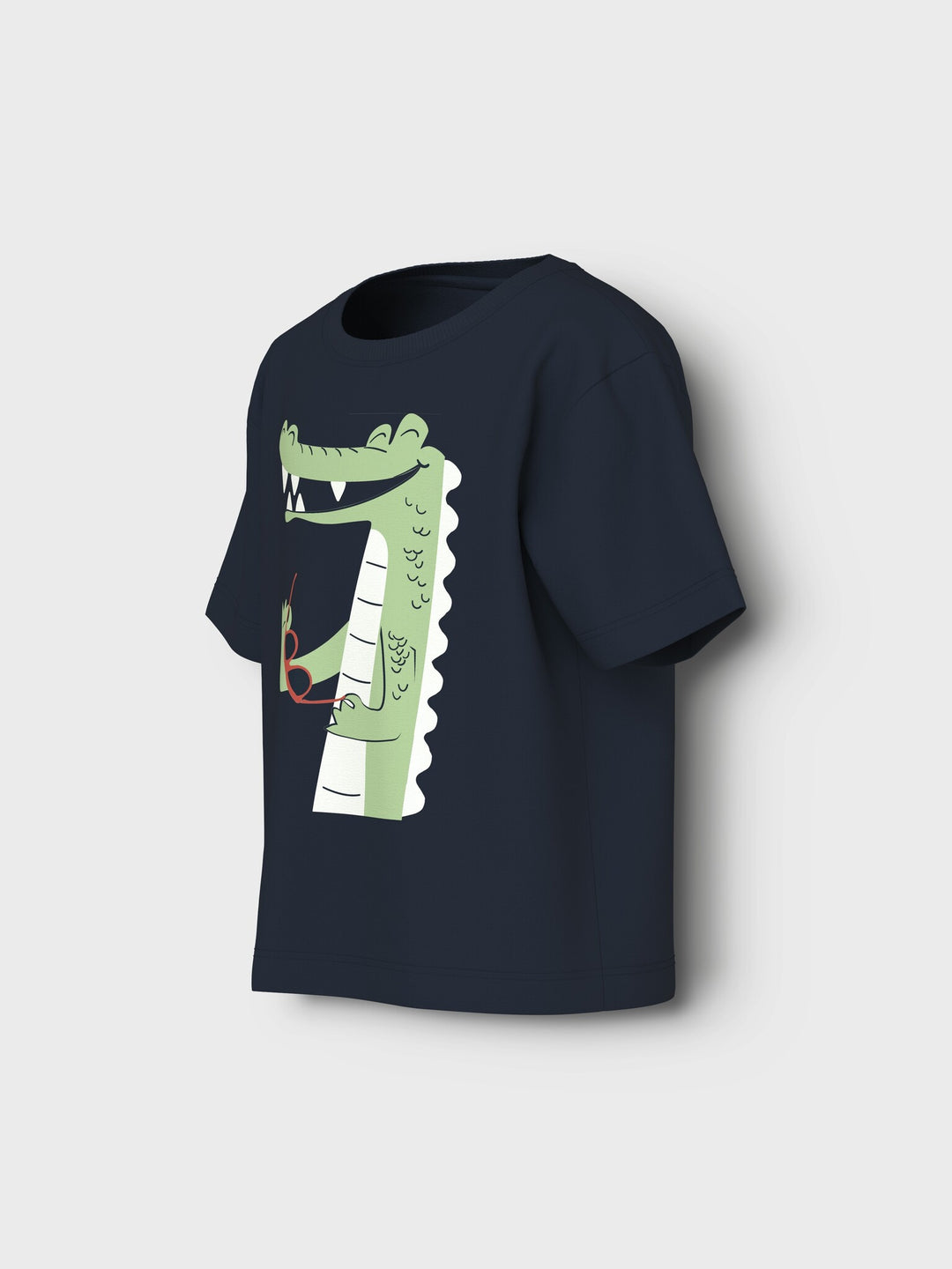 Mini T - shirt VAGNO Navy Blazer Alligator Loose Fit