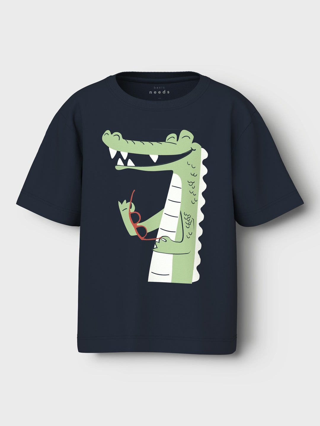 Mini T - shirt VAGNO Navy Blazer Alligator Loose Fit