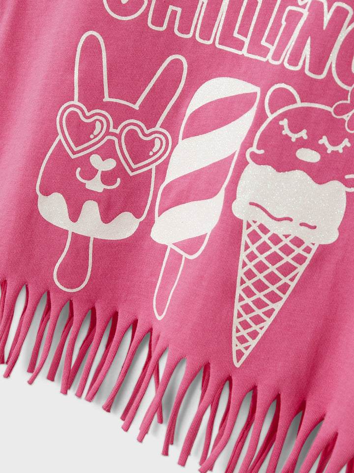 Mini T - shirt VALONE Carmine Rose Icecream Regular Fit