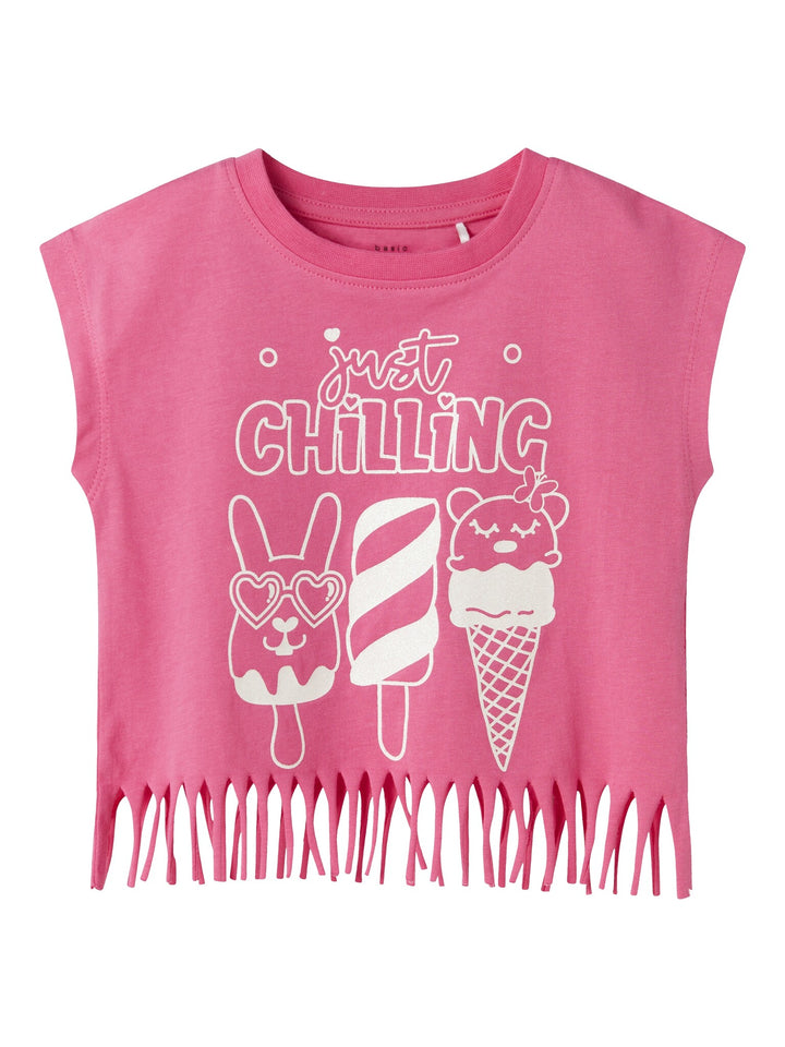 Mini T - shirt VALONE Carmine Rose Icecream Regular Fit