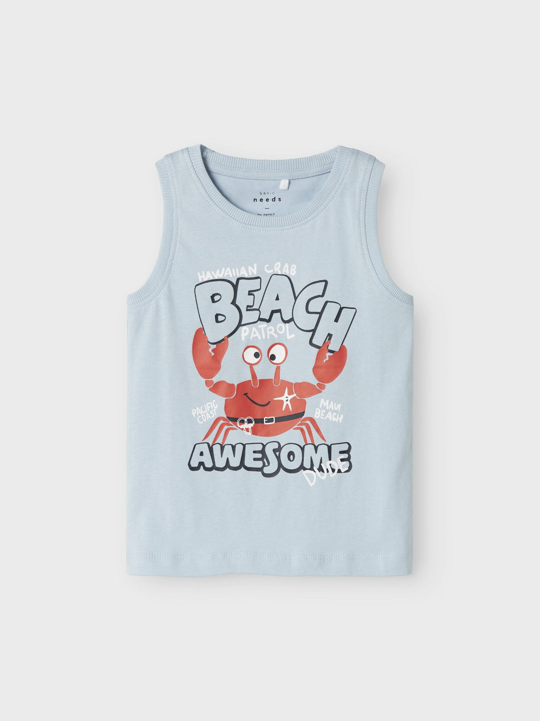 Mini Tanktop VAGNO Celestial Blue Crab Regular Fit