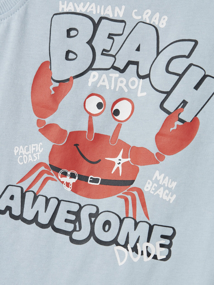 Mini Tanktop VAGNO Celestial Blue Crab Regular Fit