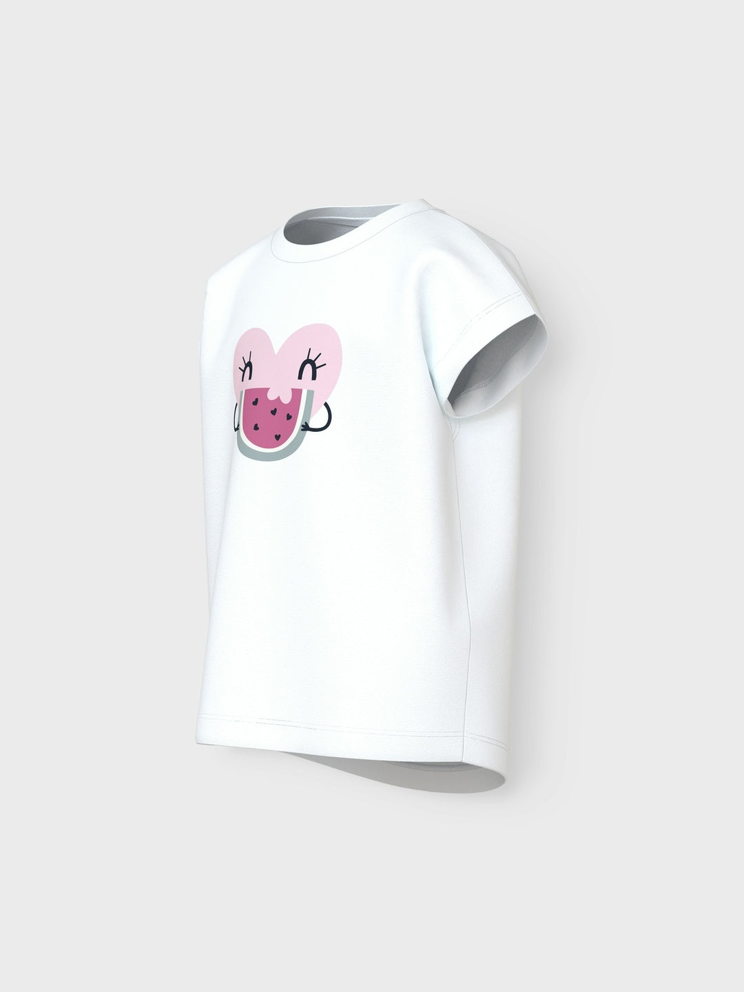 Mini T - shirt VIGEA Bright White Heart Regular Fit