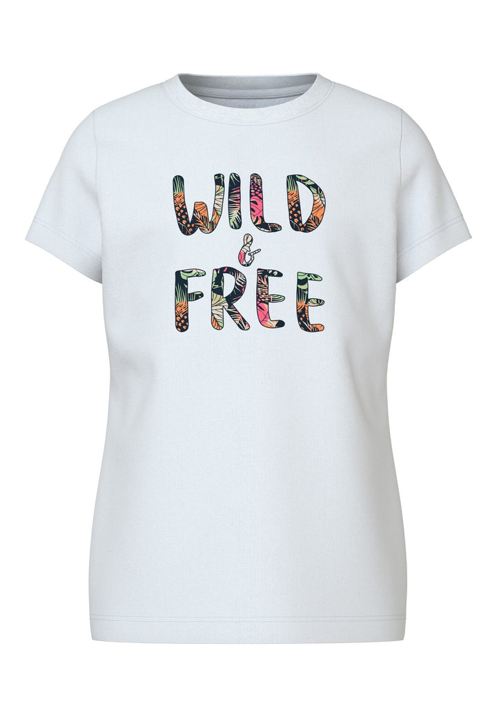 Kinder T-Shirt VANAYA Bright White Wild & Free Regular Fit