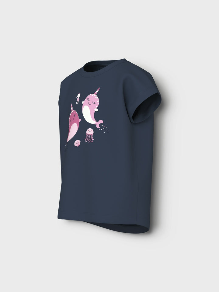 Mini T - shirt VIGEA Spellbound Whales Regular Fit