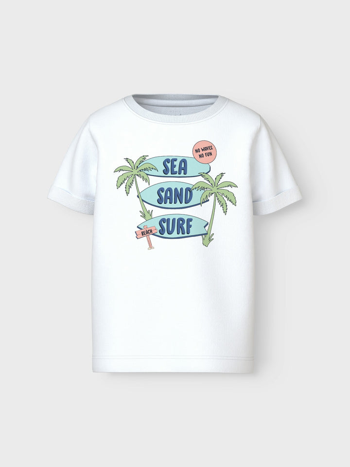 Mini T-Shirt VUX Bright White Sea Regular Fit