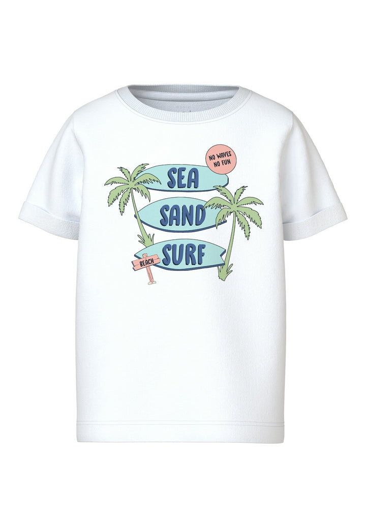 Mini T-Shirt VUX Bright White Sea Regular Fit