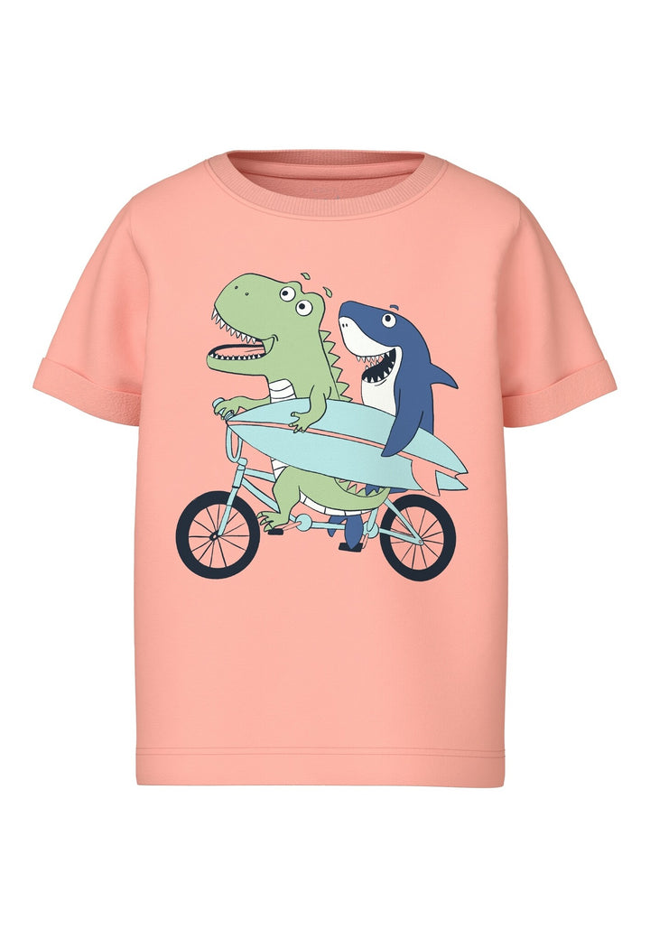 Mini T-Shirt VUX Pfirsich Perle Fahrrad Regular Fit