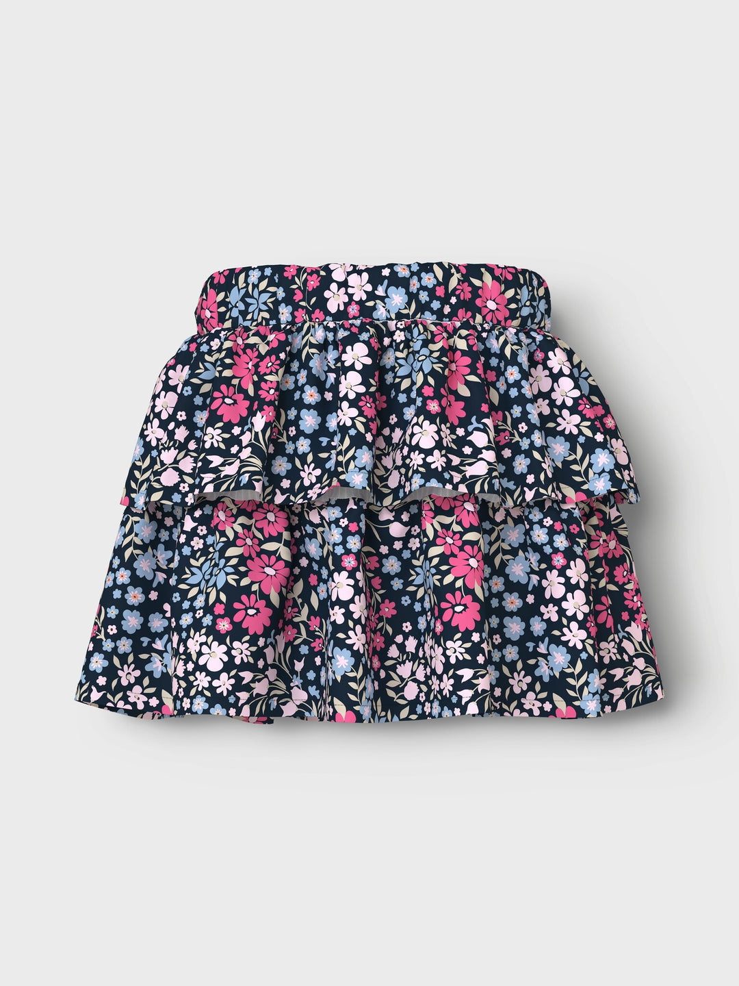 Mini rok VINAYA Carmine Rose CUTE FLOWERS