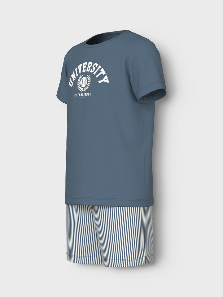 Kinderpyjama CHINA UNIVERSITY China Blau