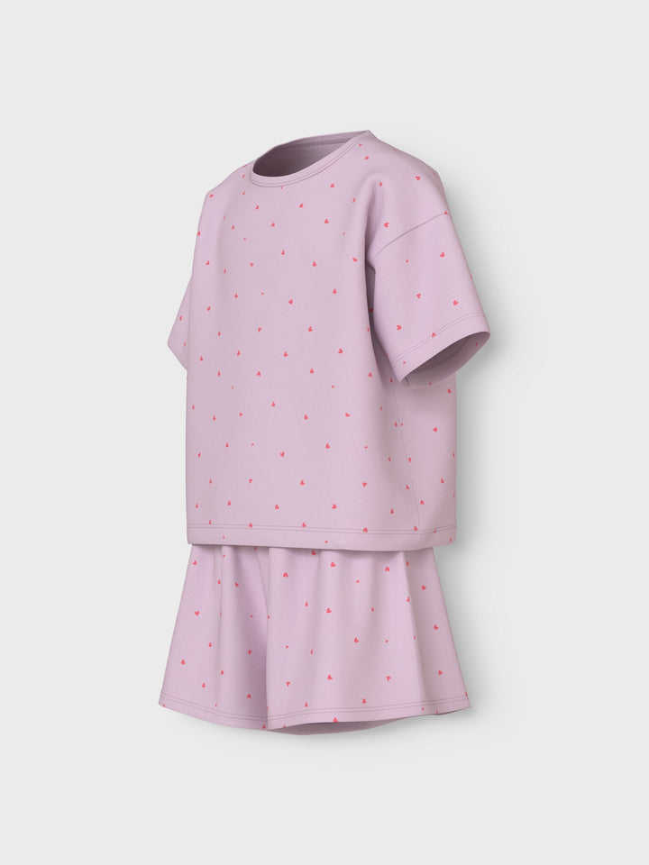 Kinderpyjama BOXY WINSOME HERZEN Winsome Orchid