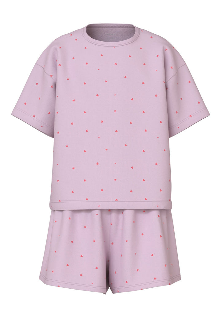 Kinderpyjama BOXY WINSOME HERZEN Winsome Orchid