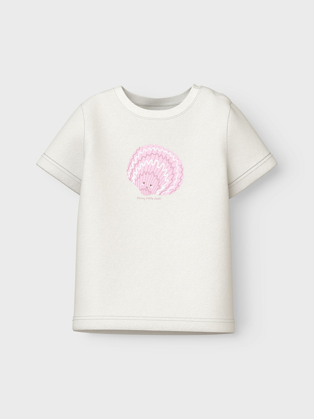 Baby T-Shirt VUBIE Cloud Dancer Seashell Regular Fit