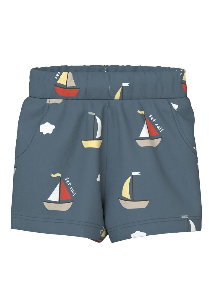 Baby short VROELS Blue Mirage Boats Regular Fit