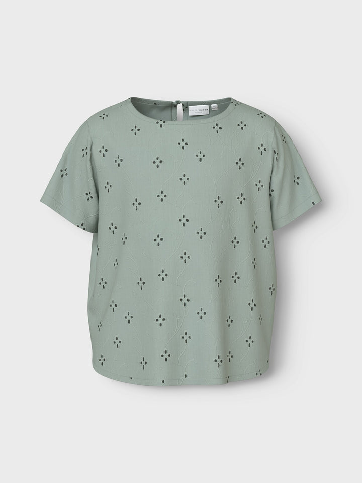 Kids Top VIOLETA Aqua Gray Regular Fit