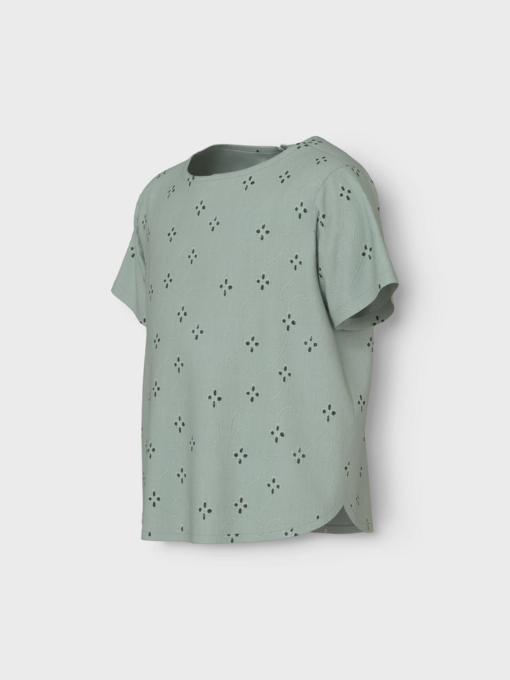 Kinder Top VIOLETA Aqua Grau Regular Fit