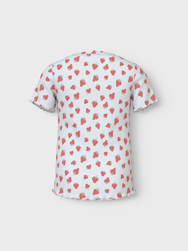 Mini T - shirt VEMMA Bright White Strawberry Slim Fit