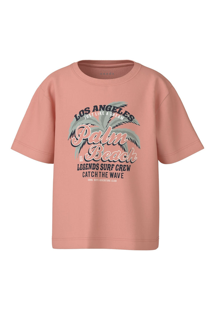 Mini T - shirt VAGNO Peach Pearl Beach Loose Fit