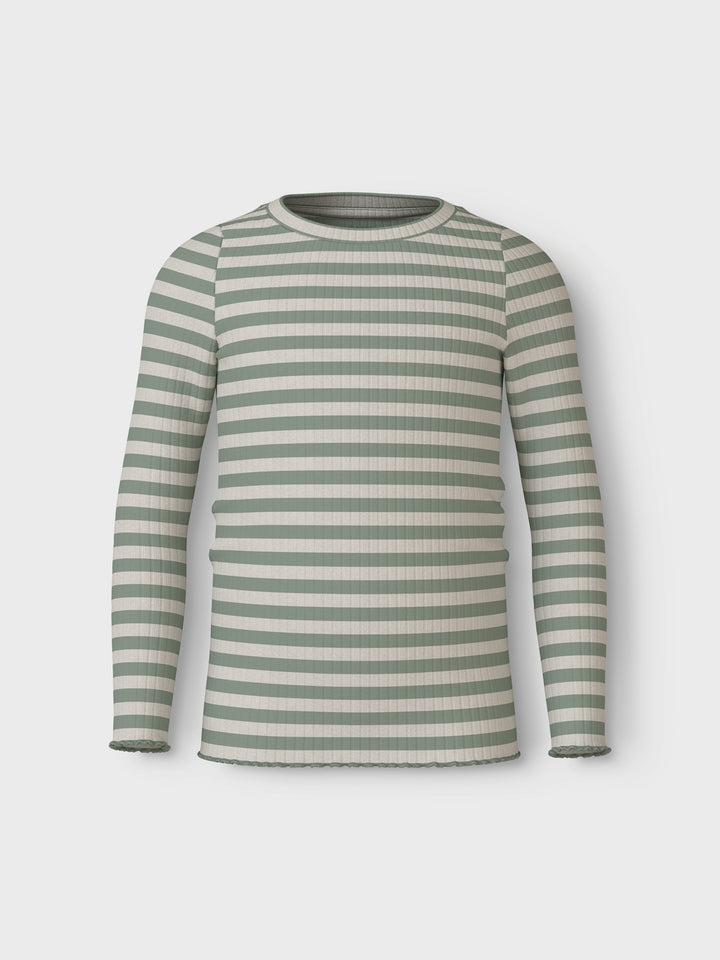 Mini longsleeve VEMMA Lily Pad Jet Stream Slim Fit