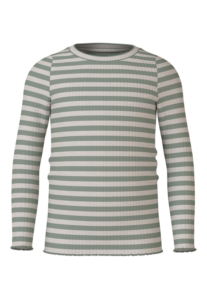 Mini longsleeve VEMMA Lily Pad Jet Stream Slim Fit